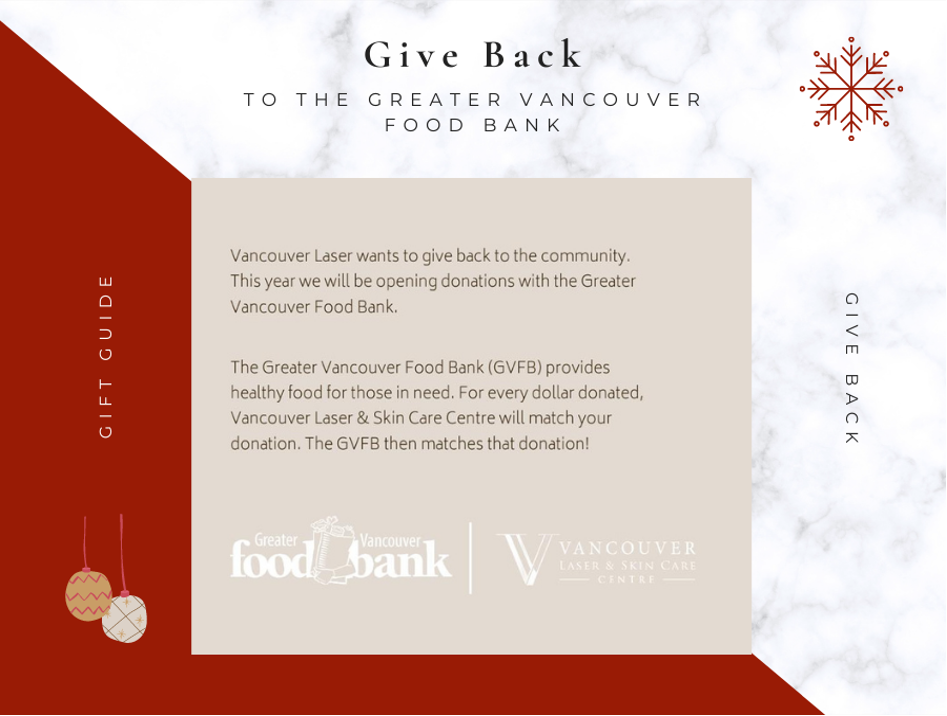Give Back to The Greater Vancouver Food Bank